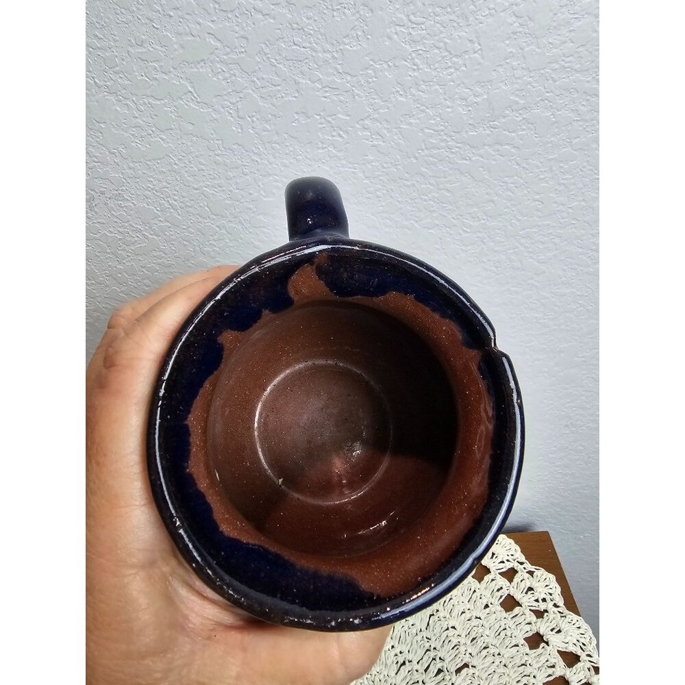 Mexican Hand painted Pottery Pitcher - Picture 6 of 10